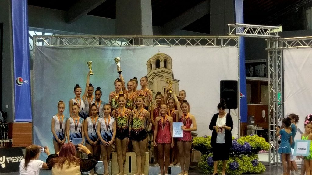 СК „ТЕА Денс“ Държавни шампионки и Вицемеждународни шампионки по естетическа групова гимнастика
